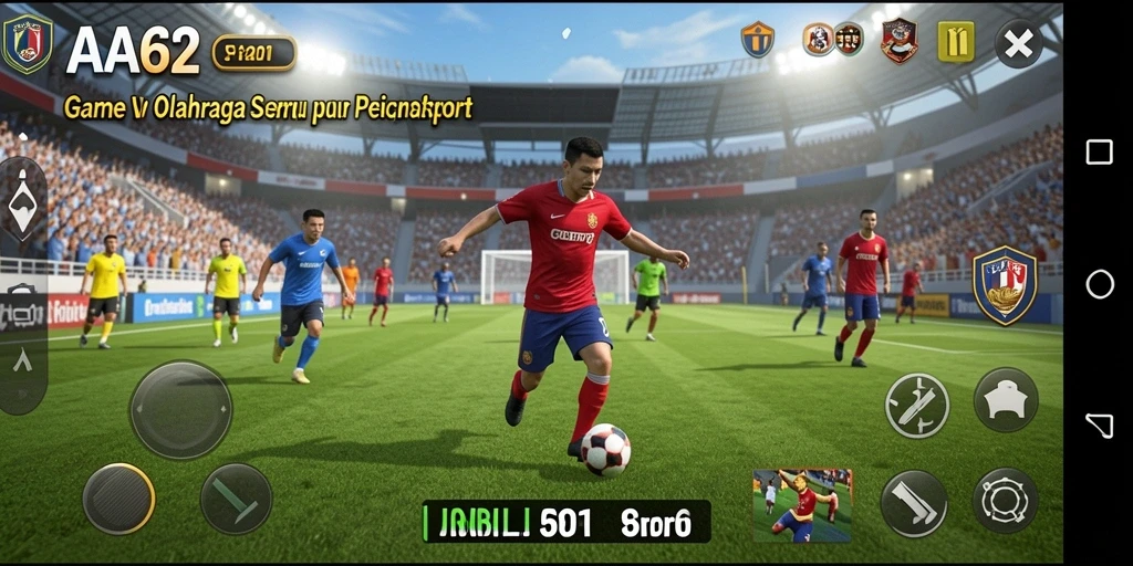 Tampilan gameplay yang seru dan menantang di AA62.