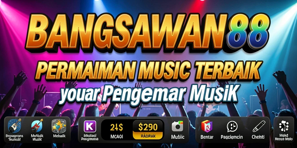 Tampilan gameplay seru dari BANGSAWAN88 dengan berbagai lagu.