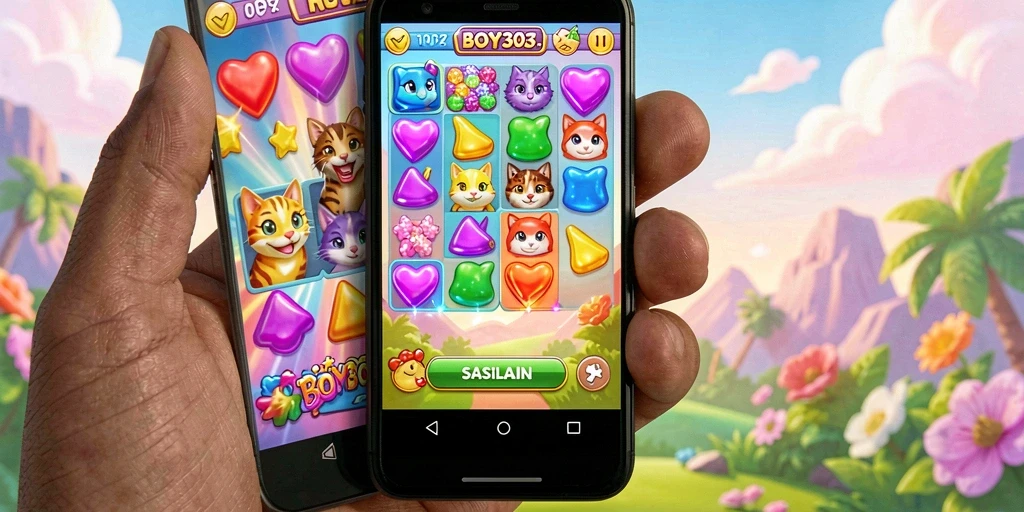 Tampilan gameplay BOY303 yang menarik dan penuh warna.