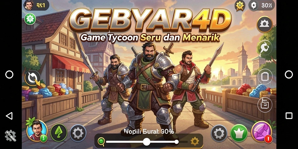 Tampilan gameplay menarik dari GEBYAR4D yang penuh strategi.
