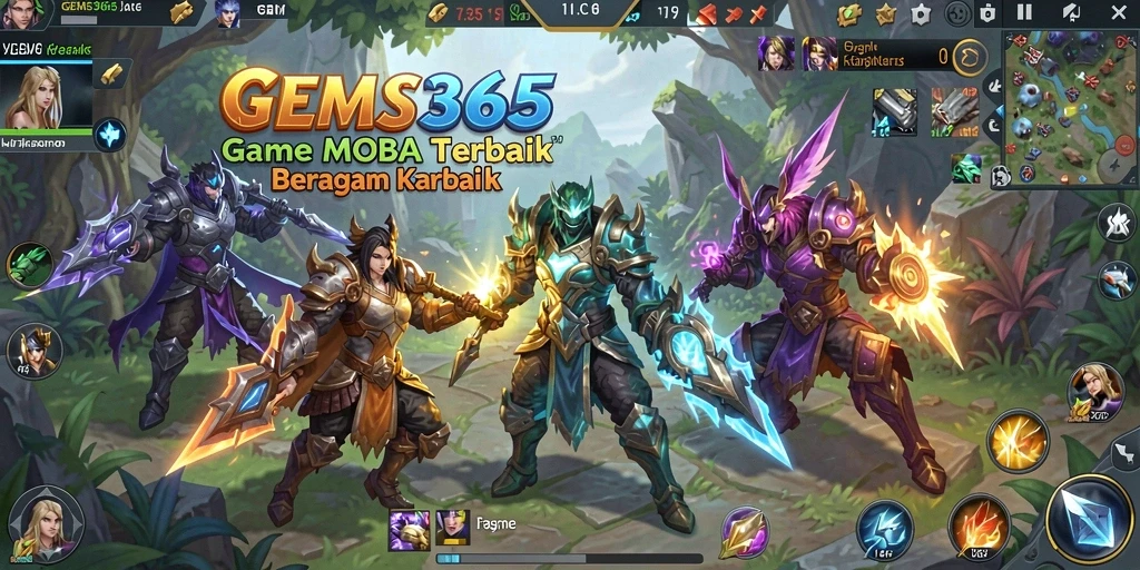 Gameplay seru dan karakter unik di GEMS365.