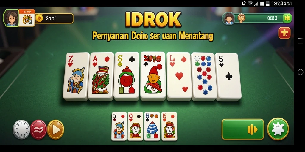 Tampilan gameplay seru dan kompetitif di IDROK.