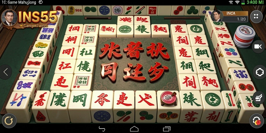 Gameplay seru di INS55 dengan ubin Mahjong yang menarik.