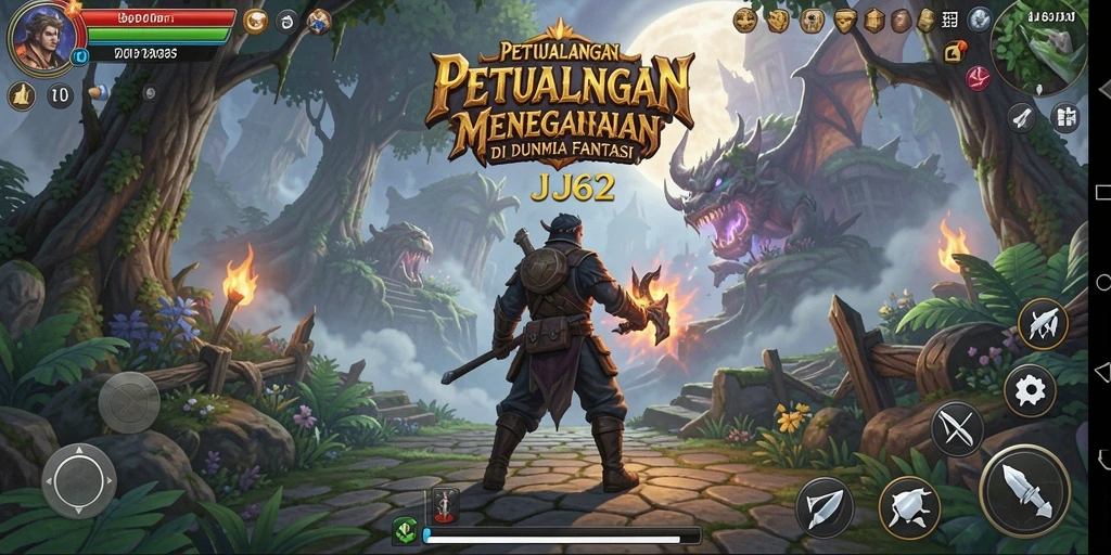 Tangkapan layar gameplay menampilkan petualangan seru di dunia yang fantastis.