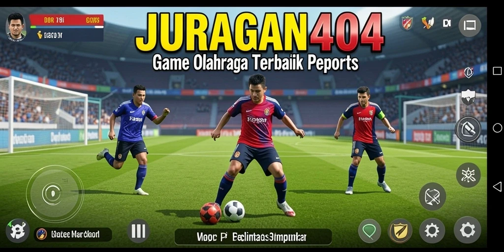 Screenshot gameplay JURAGAN404 menampilkan aksi seru dalam cabang olahraga.