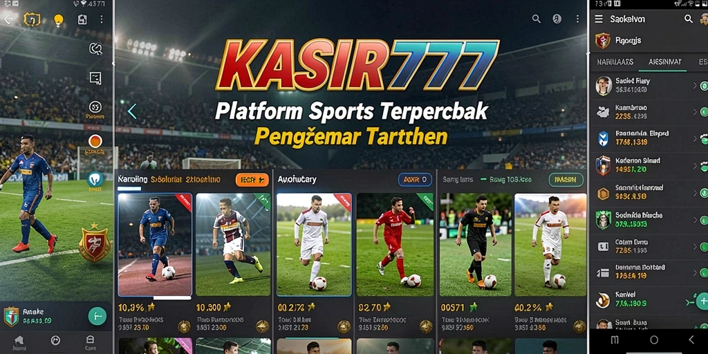 Tampilan gameplay KASIR777 yang menampilkan taruhan olahraga secara real-time.