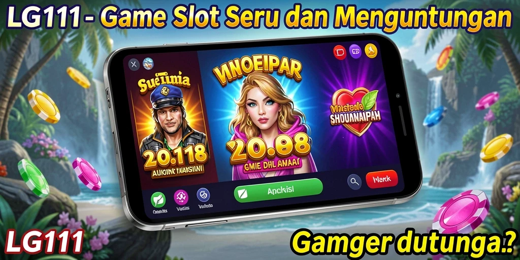 Screenshot LG111 menampilkan gameplay slot yang menarik dan penuh warna.