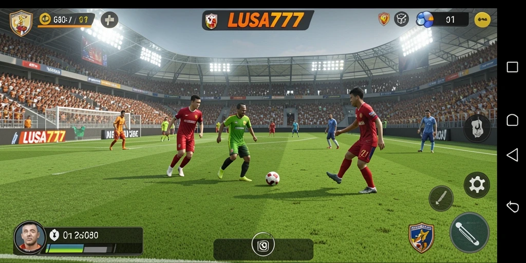 Tampilan gameplay seru dari LUSA777 yang menampilkan momen mendebarkan.