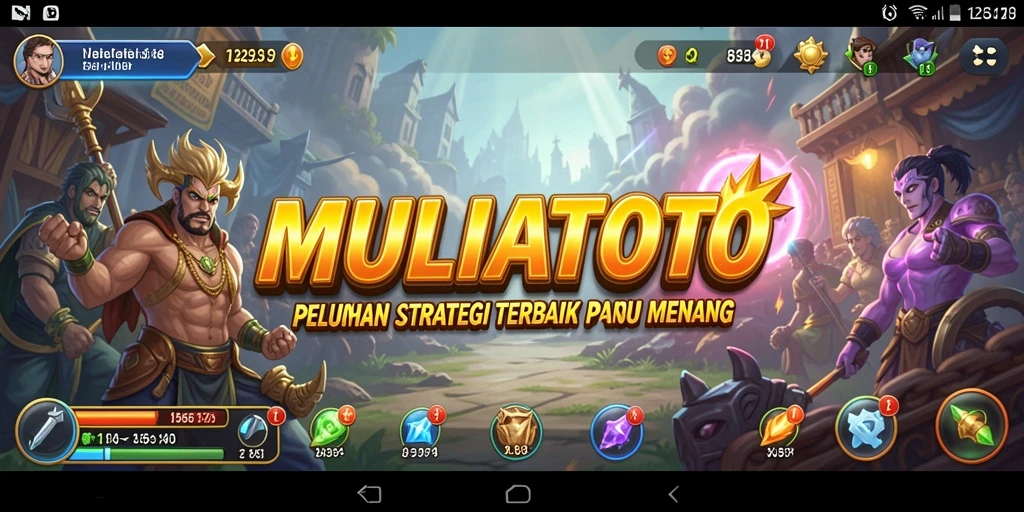 Tangkapan layar gameplay MULIATOTO yang menampilkan aksi strategi mendebarkan.