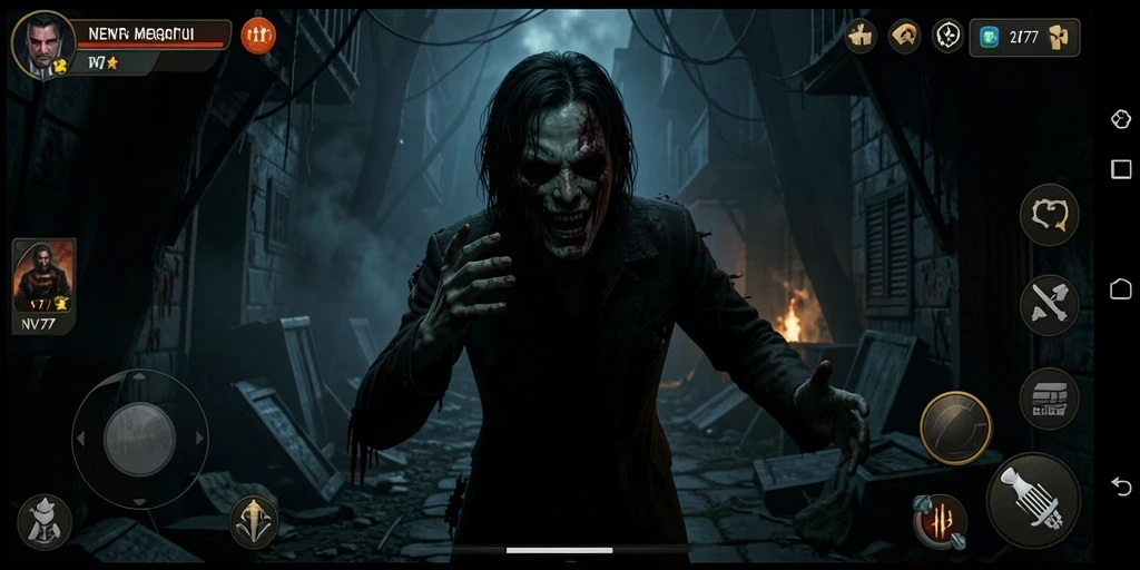 Tampak gameplay NV77 yang mencekam dan menantang.