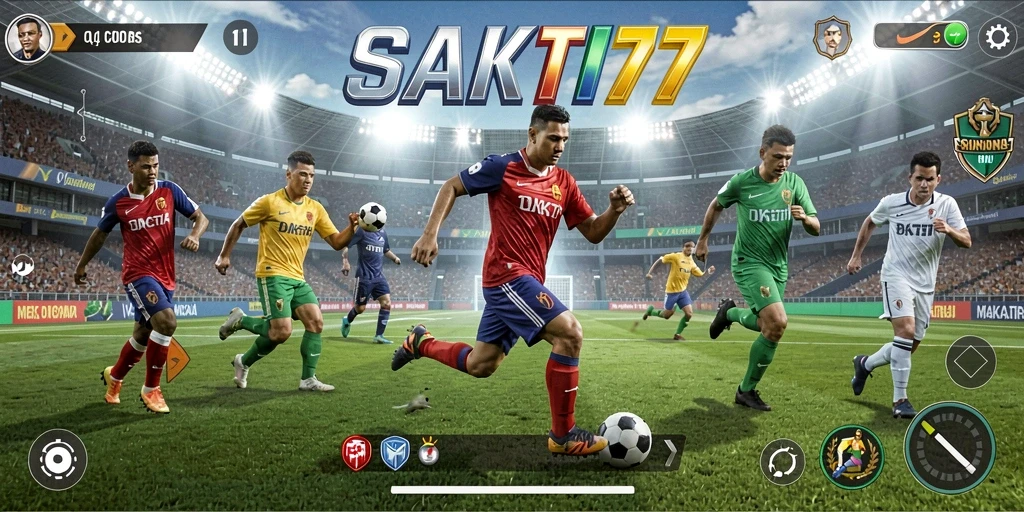 Tampilan gameplay seru dari SAKTI77 yang menampilkan aksi olahraga.