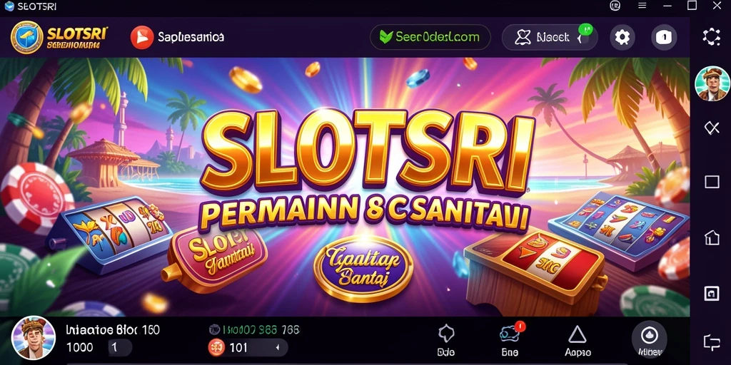 Menampilkan gameplay menarik dari SLOTSRI dengan mesin slot beragam.