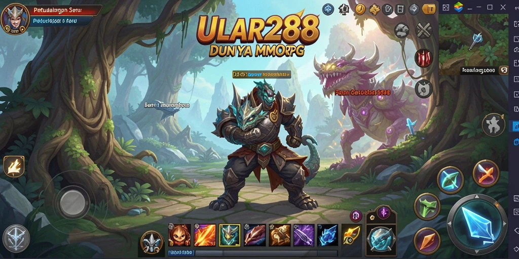 Tampilan gameplay ULAR288 yang menakjubkan dalam dunia MMORPG.