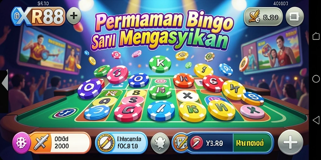 Tangkapan layar XR88 menampilkan suasana permainan Bingo yang dinamis dan seru.
