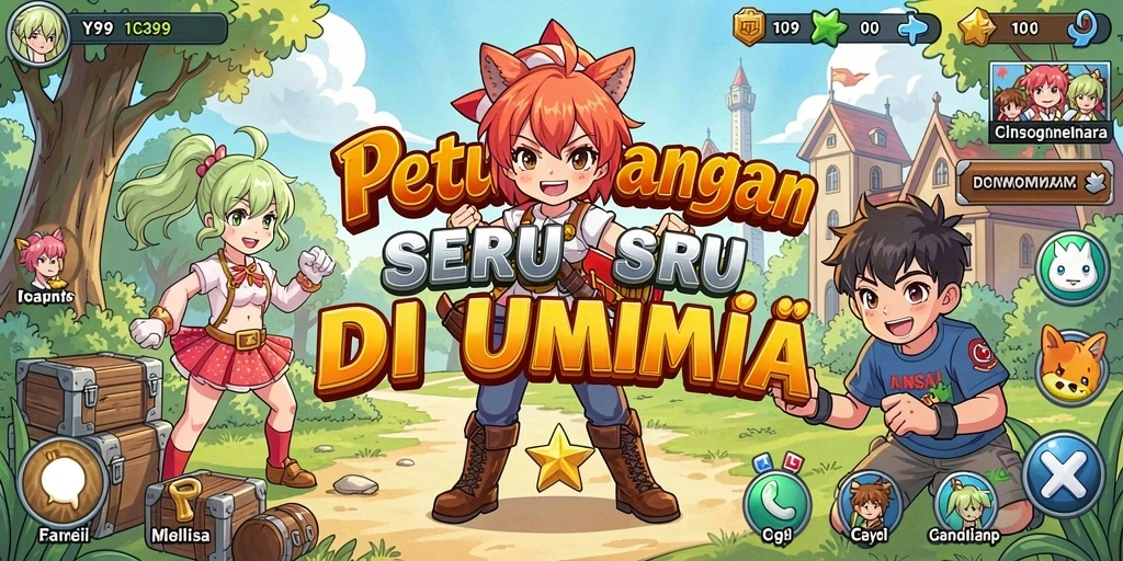Tampilan menarik dari gameplay Y89 yang penuh warna dan dinamis.