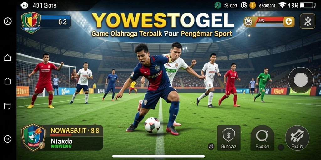 Tampilan menarik dari gameplay olahraga YOWESTOGEL yang dinamis.